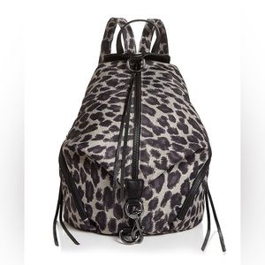 Rebecca Minkoff Julian Leopard Mini Backpack Purse